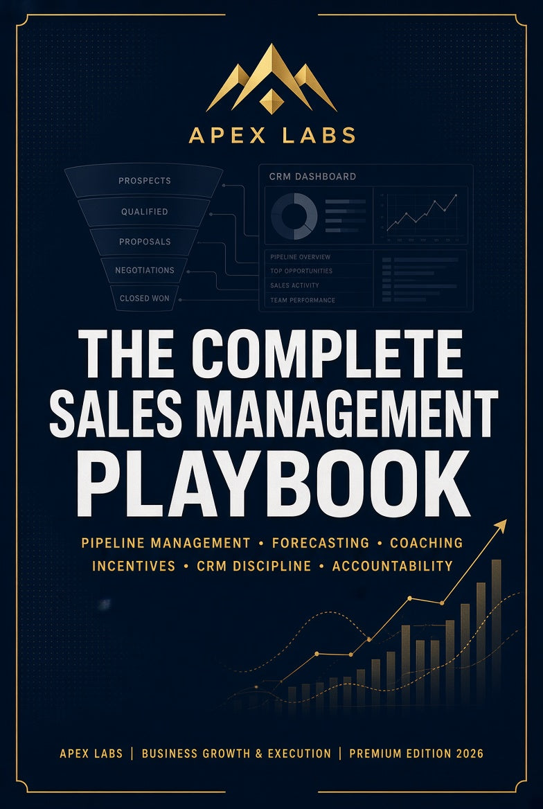 The Complete Sales Management Playbook